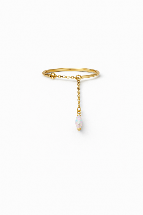 october birthstone ring