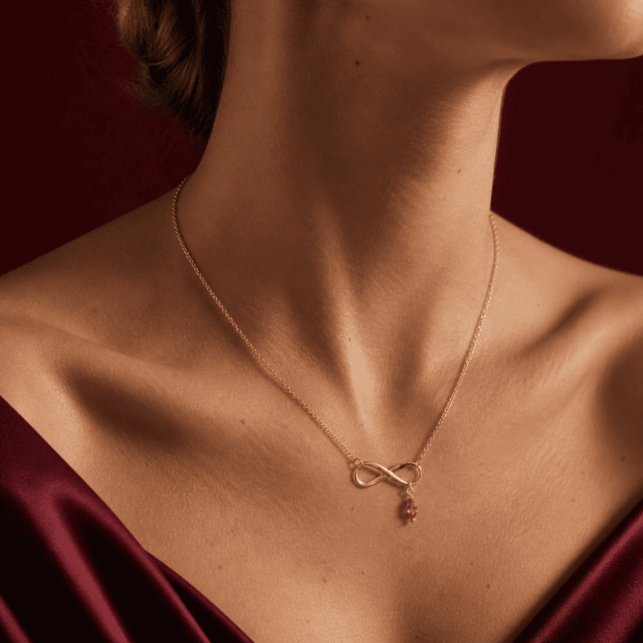 garnet-birthstone-infinity-necklace